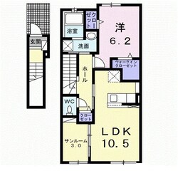 グラシアの物件間取画像